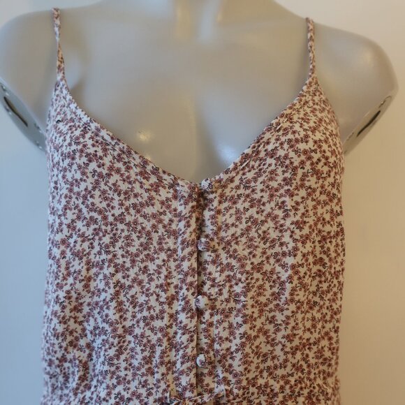 Rails Beige Floral Midi Dress - Picture 4 of 14